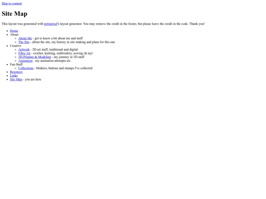 sitemap screenshot