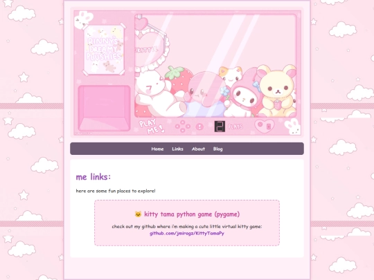 links screenshot