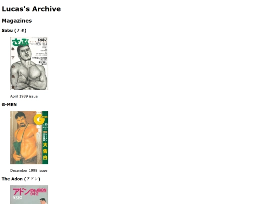 magazines screenshot