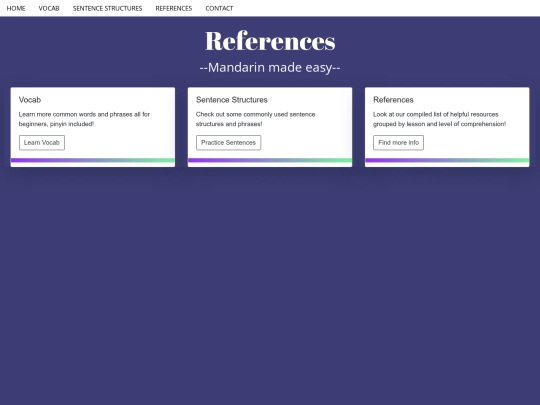 references screenshot