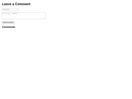 comments/public screenshot