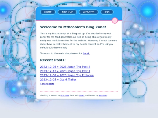 blog screenshot