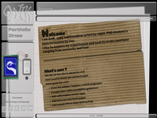 index screenshot