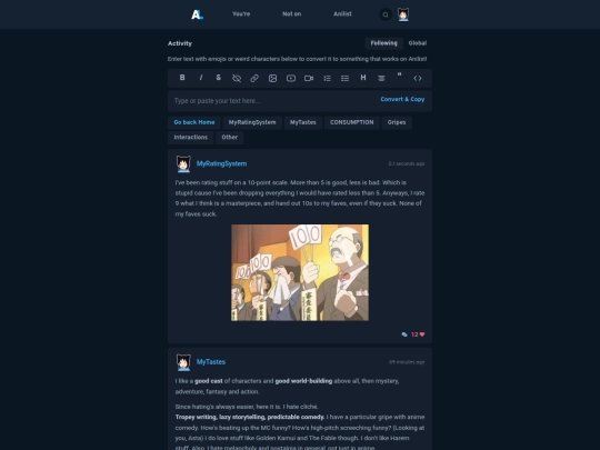 anilist screenshot
