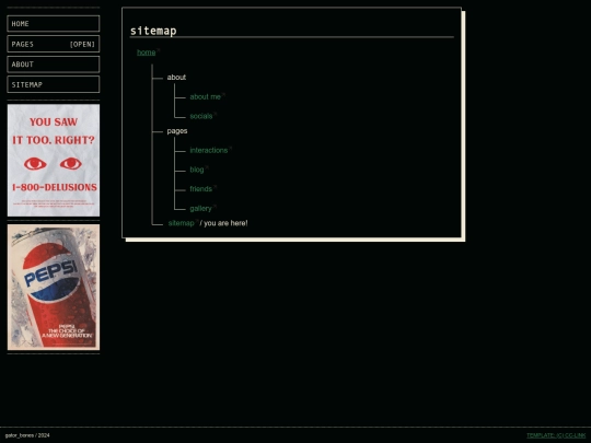 sitemap screenshot
