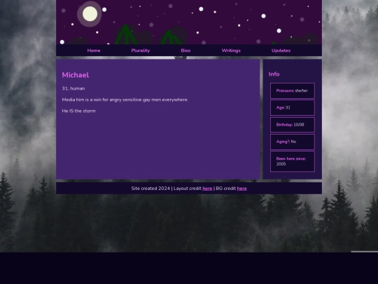 Members/Michael screenshot