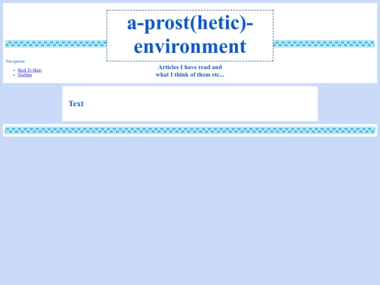 prosthetic-enviroment/articles screenshot