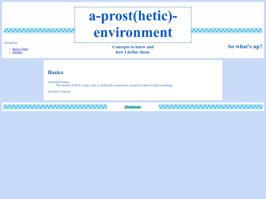 prosthetic-enviroment/concepts screenshot