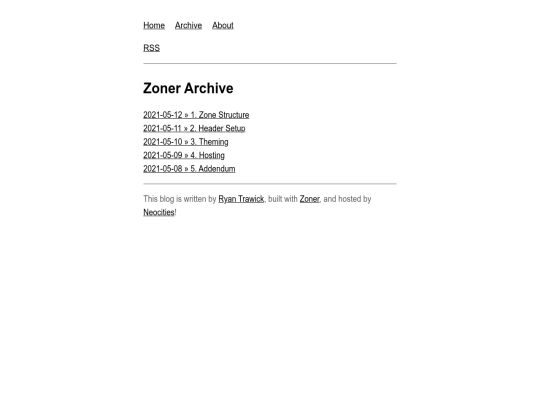 blog/archive screenshot