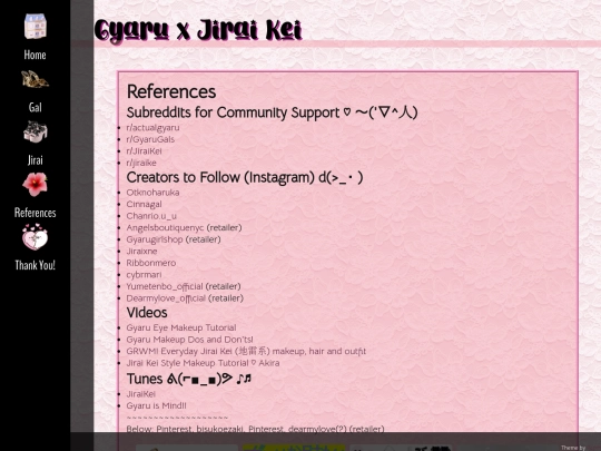 references screenshot