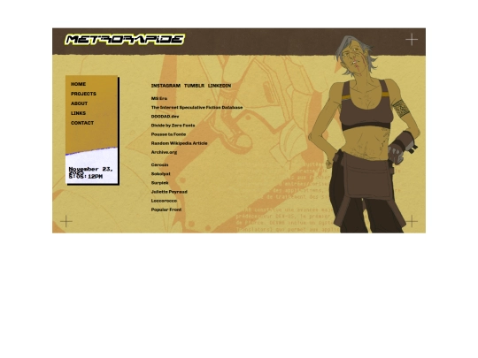 links screenshot