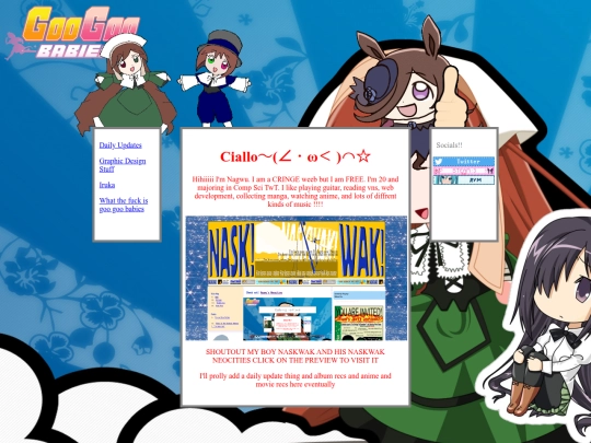 Mainpage screenshot