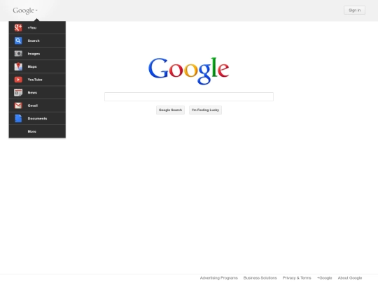 google10/experiments/webhp2011gbar screenshot