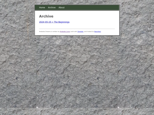 archive screenshot
