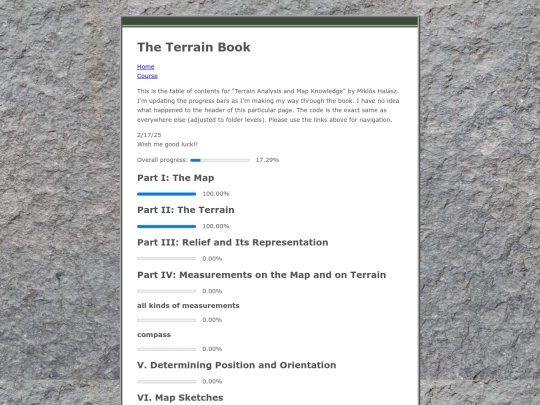 course/terrain screenshot