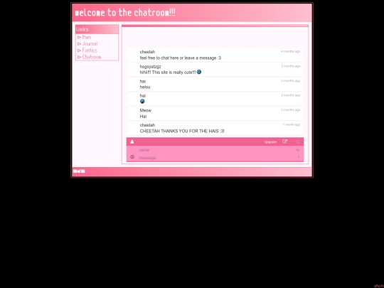 chatroom screenshot