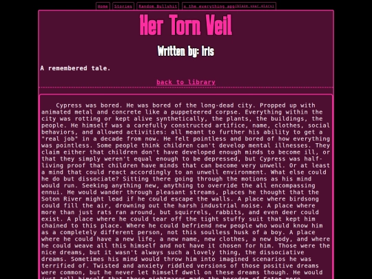 Stories/Her_Torn_Veil screenshot
