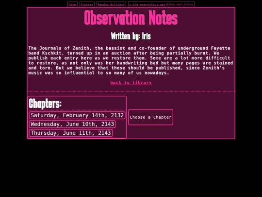Stories/Observation_Notes screenshot