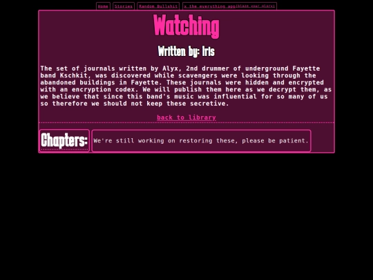 Stories/Watching screenshot