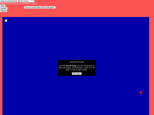 snake screenshot