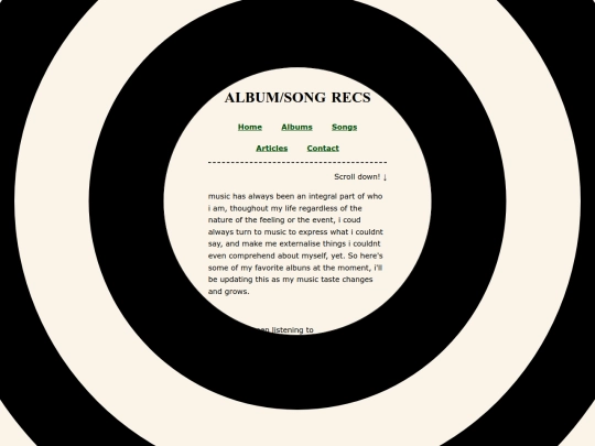 albumsongrecs screenshot