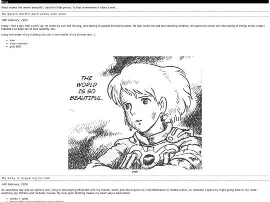 blog screenshot