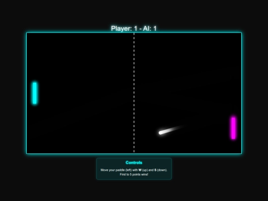 pong screenshot