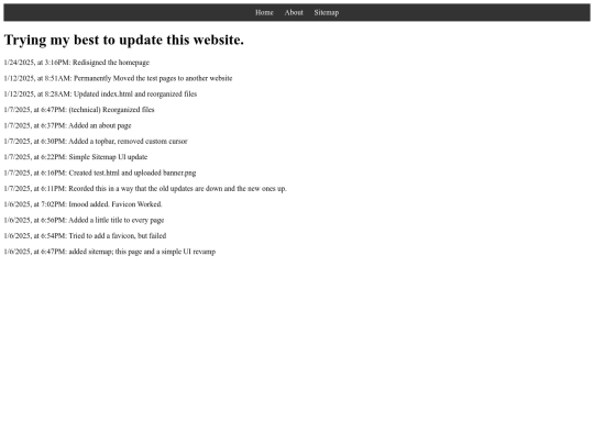 updates screenshot