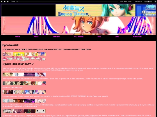 interests screenshot
