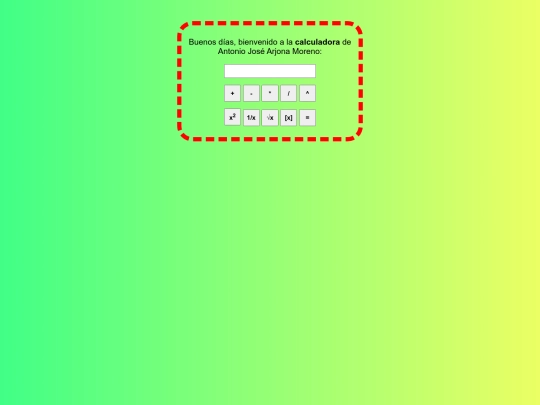 calculadora screenshot