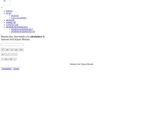 calculadorajquery screenshot