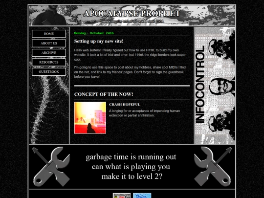 index screenshot