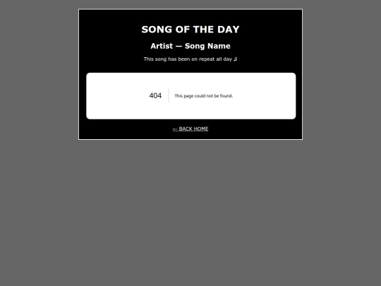 sotd screenshot