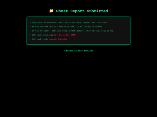 thankyou screenshot