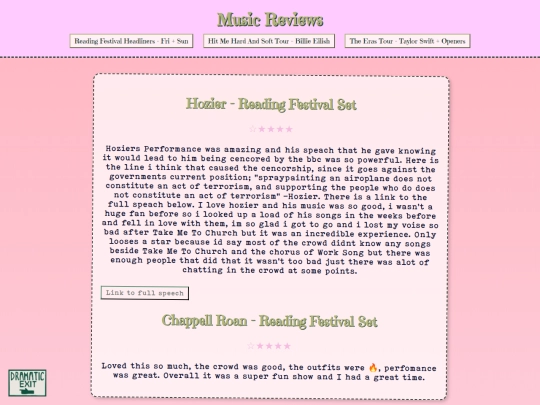 Music-Reviews screenshot