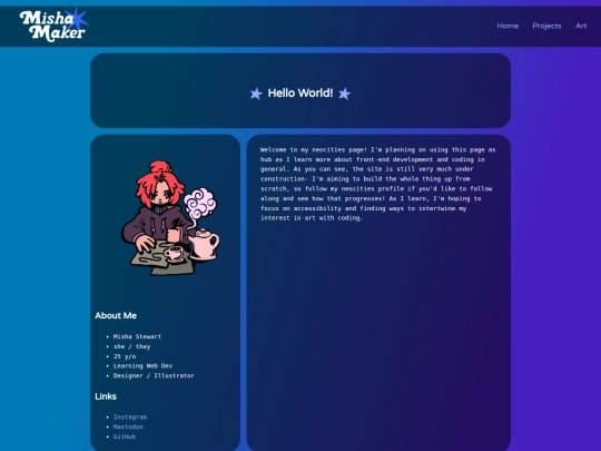 index screenshot