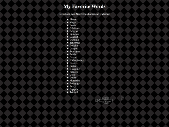 favoritewords screenshot