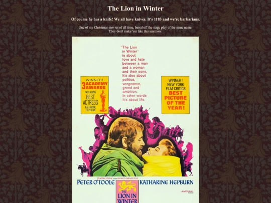 lioninwinter screenshot