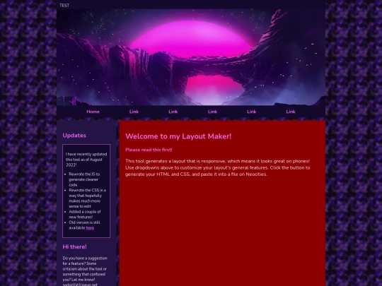 Hub screenshot