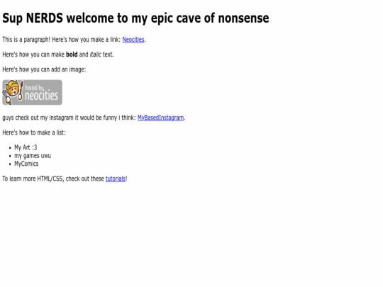 index screenshot