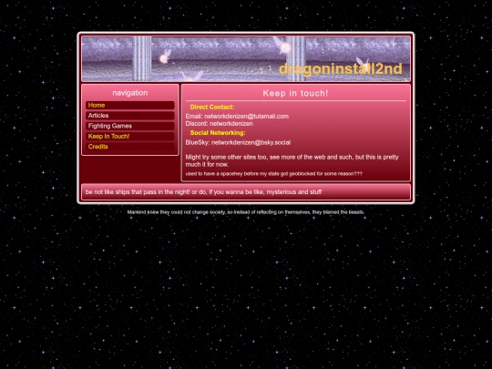 keep-in-touch screenshot