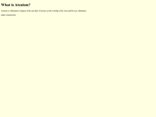 WhatisAtenism screenshot