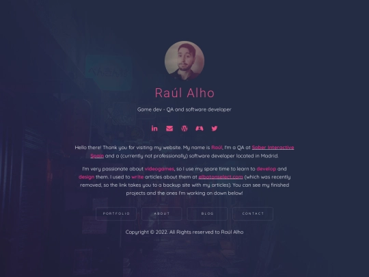 index screenshot