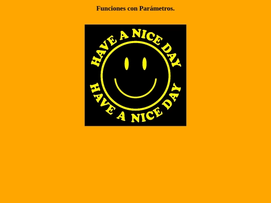 funcionconparametros screenshot