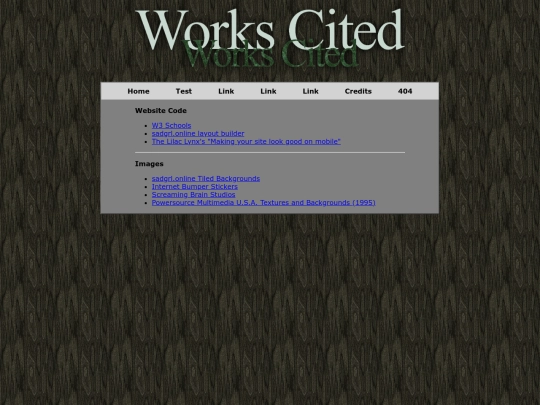 credits screenshot
