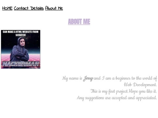 aboutme screenshot