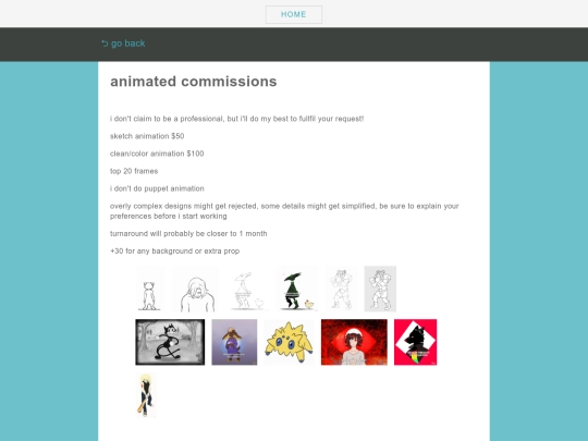 commissions/animation screenshot