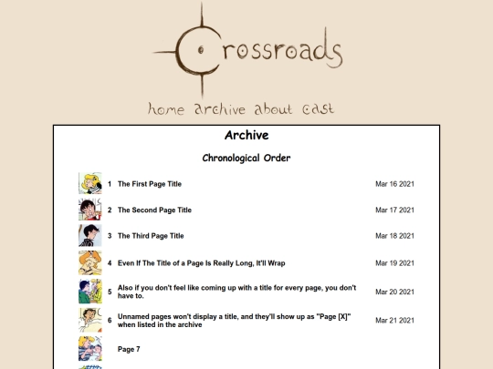 crossroads/archive screenshot