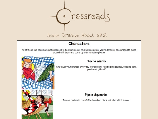 crossroads/characters screenshot