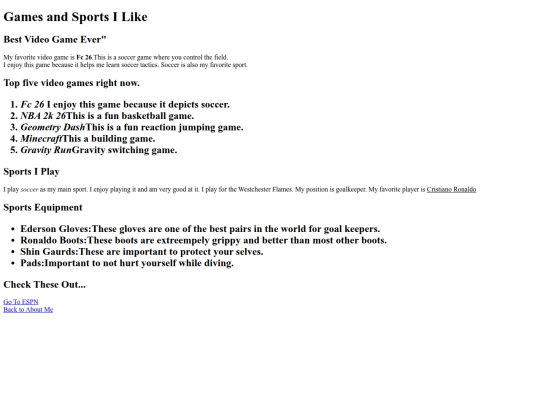 GamesAndSports screenshot
